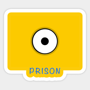 MINI YELLOW PRISON Sticker